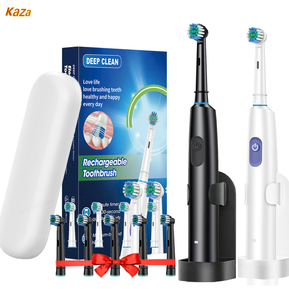 Teeth Whitening Kit - Electric Toothbrush with Holder Adult Smart