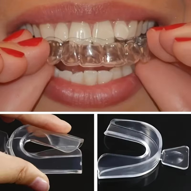 Teeth Whitening Before And After - 1/2/3/4/5/6Pairs Mouth Guard Bruxism Splint Night
