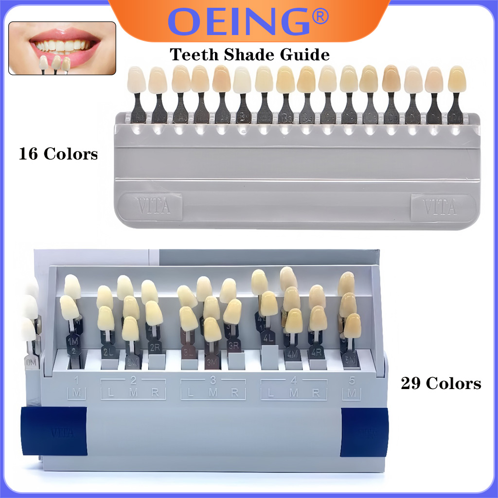 Teeth Whitening Kit - 29/16 Colors Teeth Shade Guide Ceramic