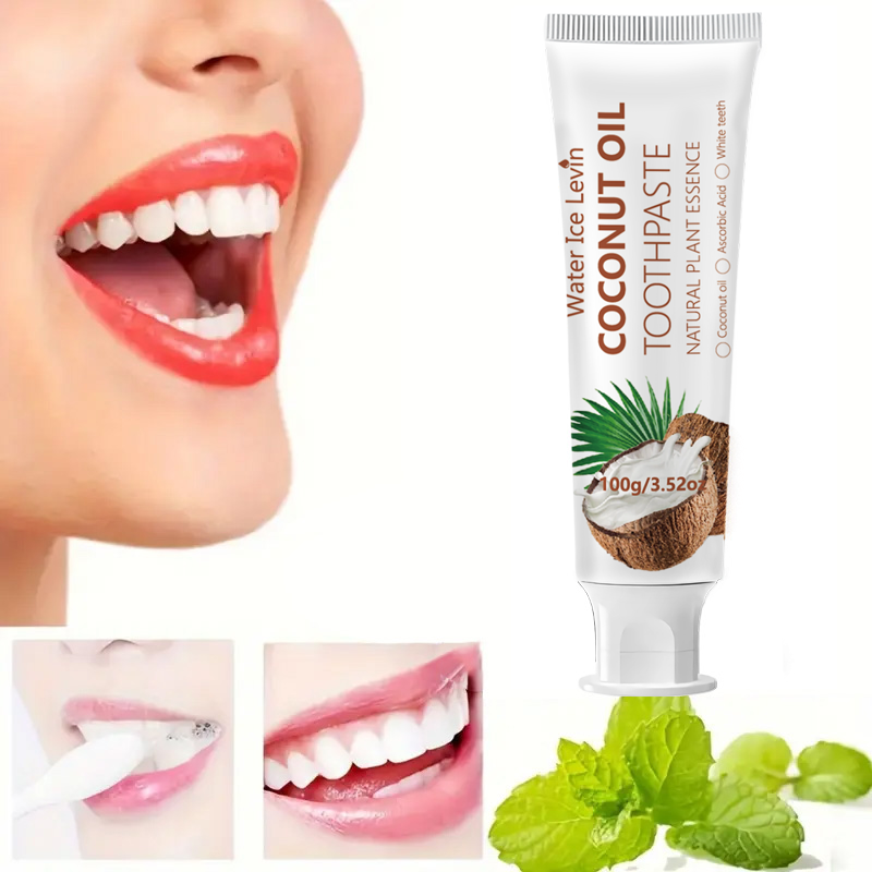 Teeth Whitening Natural - Coconut Oil Toothpaste 100g Natural Plant