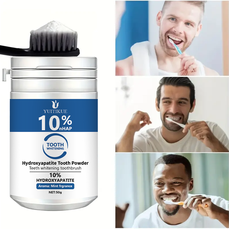 YUTIKUE 10% nHAP Tooth Powder  - Teeth Whitening Bleach recension och pris