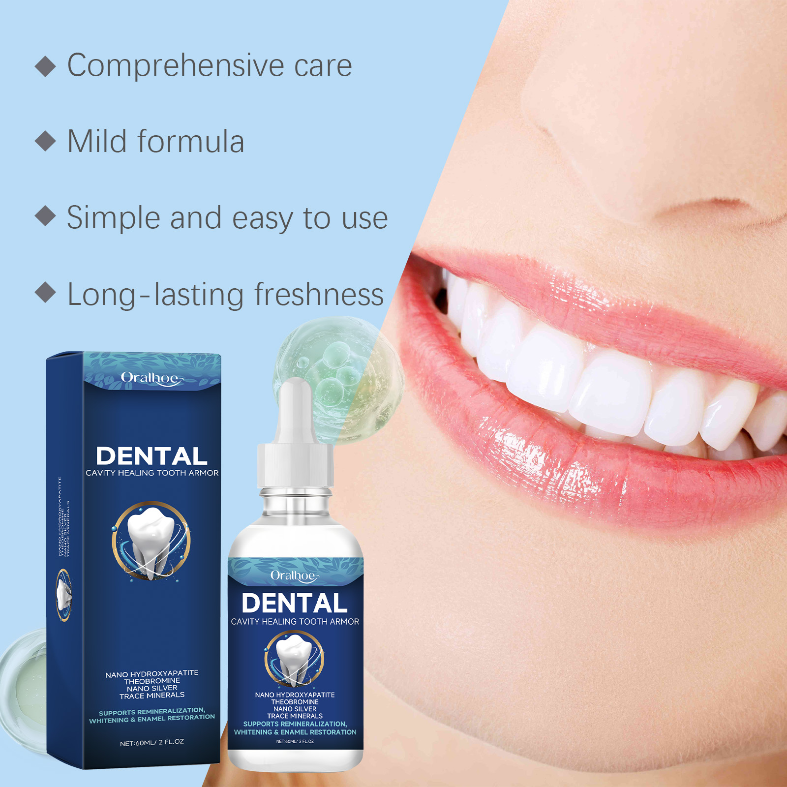 Oralhoe Teeth Brighten Serum L - Teeth Whitening Natural recension och pris