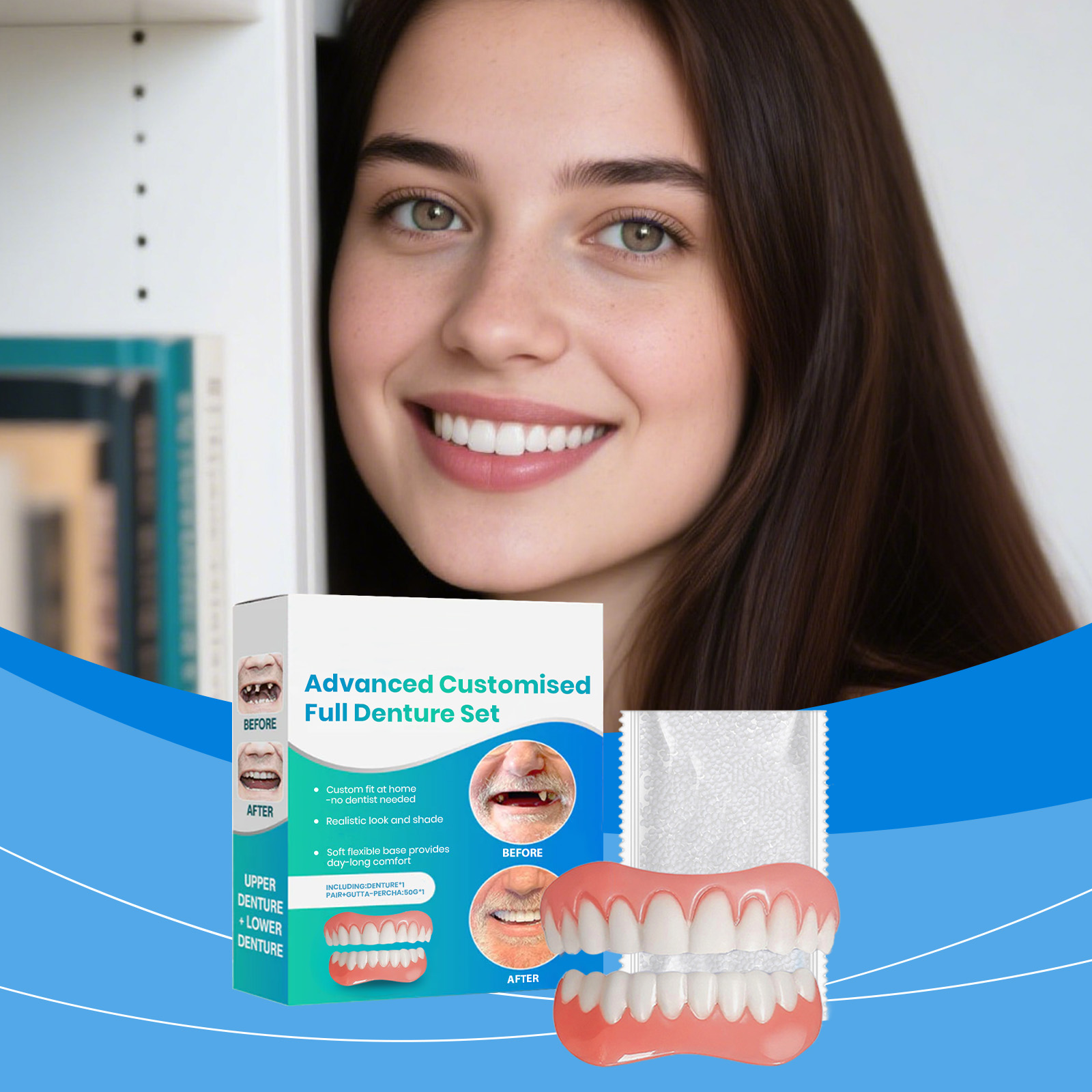Trendy Comfort Flexible Dentur - Teeth Whitening Kit recension och pris
