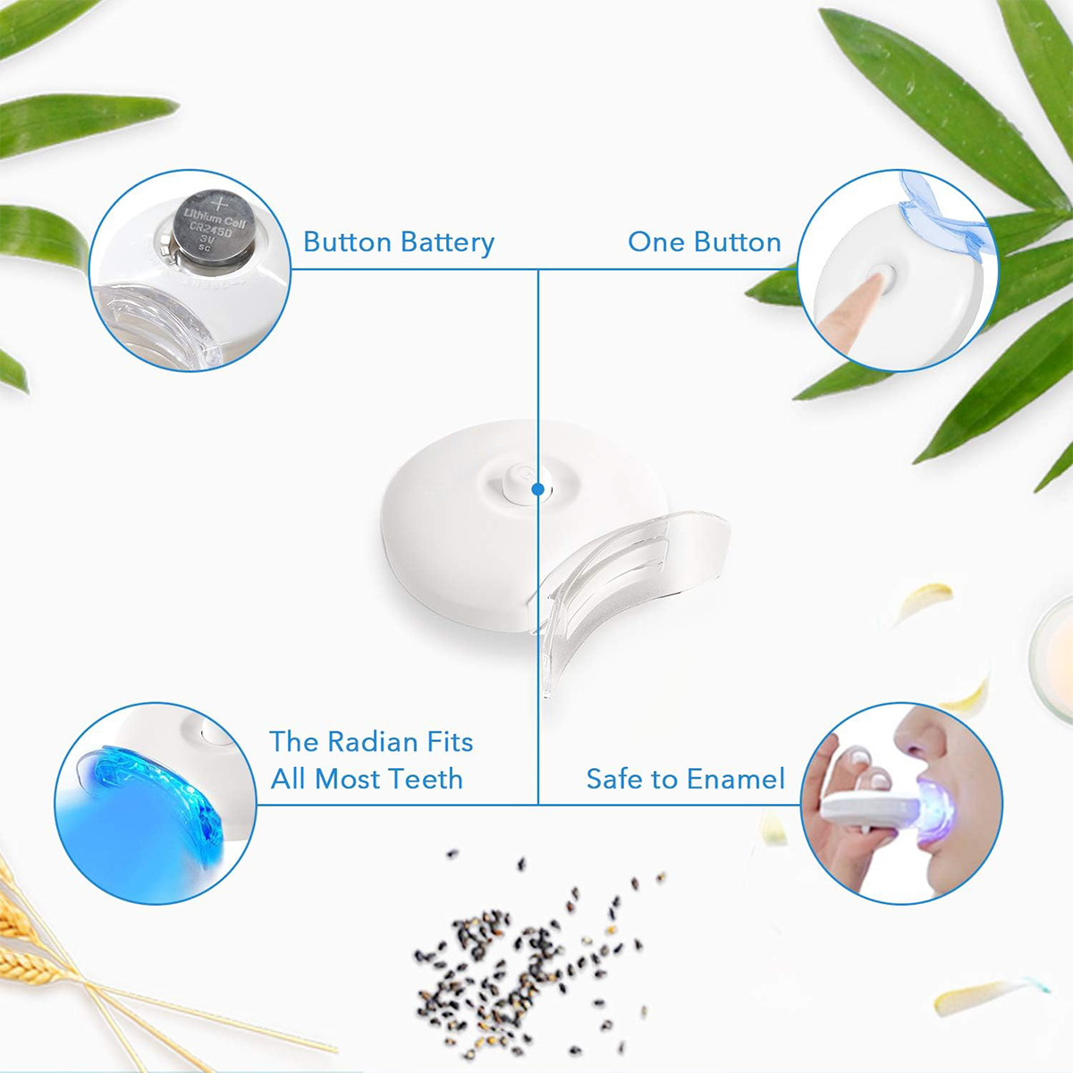 Teeth Whitening Kit - 5X LED L - Teeth Whitening Before And After recension och pris