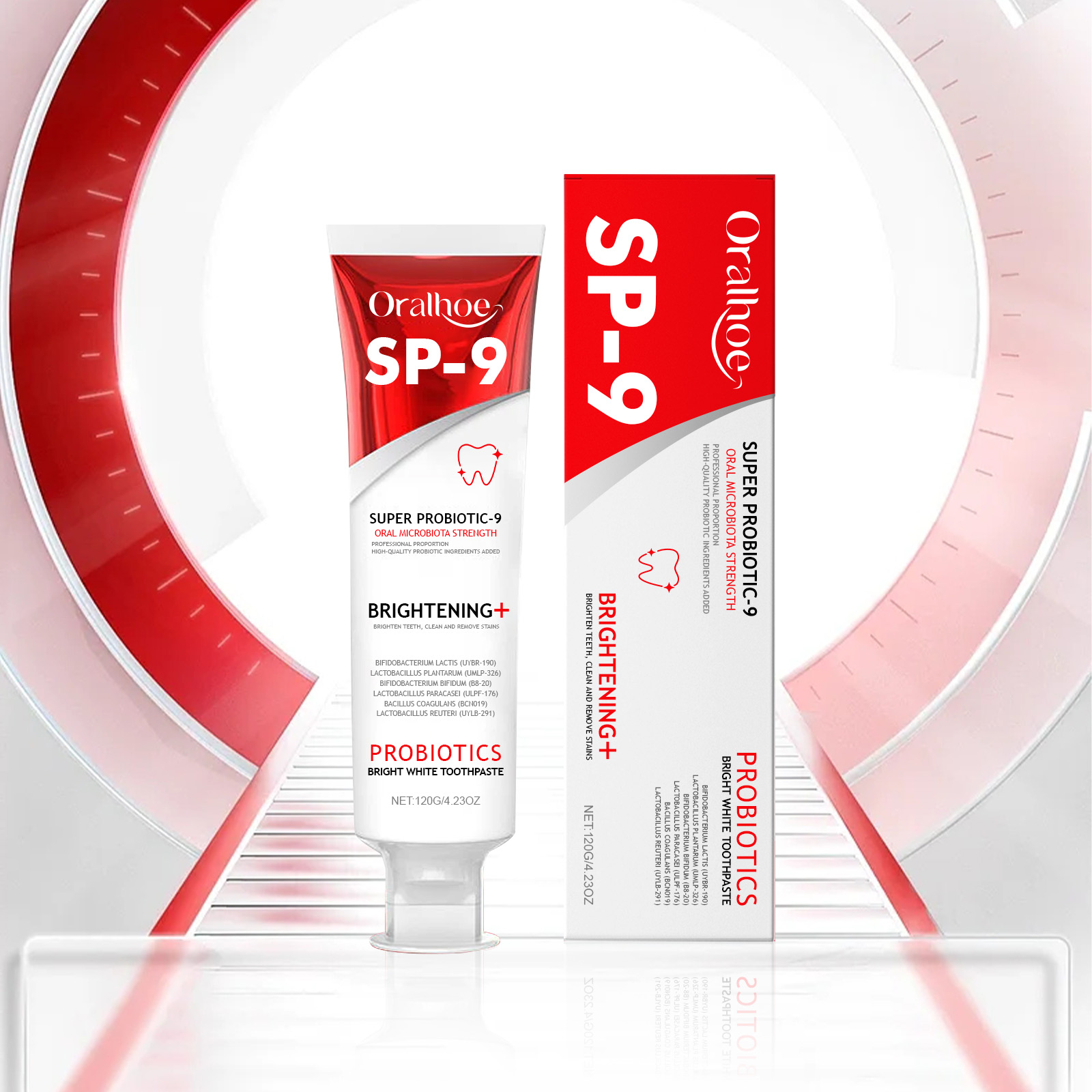 Sp-9 Probiotic Toothpaste Clea - Teeth Whitening Natural recension och pris