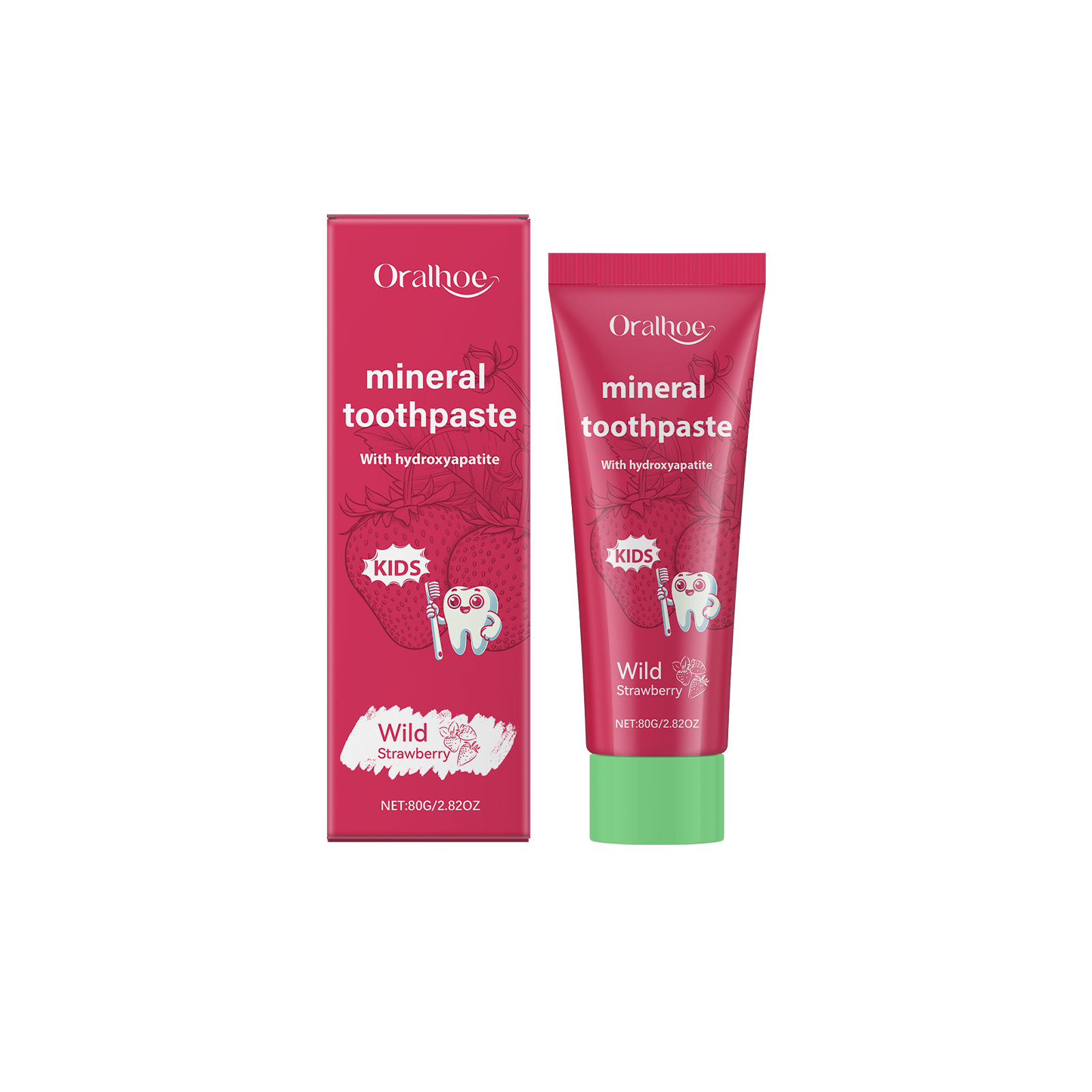 Oralhoe Kids Toothpaste Clean  - Teeth Whitening Natural recension och pris