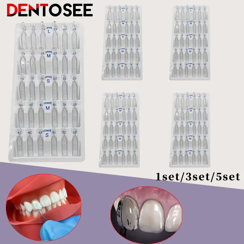 1Set/3Set/5Set Dental Veneer M - Teeth Whitening Moulds recension och pris