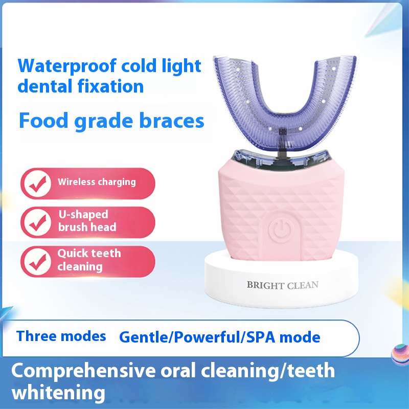 Electric U-Shaped Toothbrush f - Teeth Whitening Kit recension och pris
