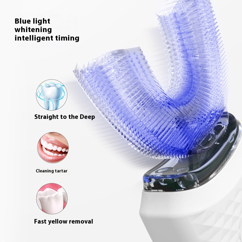 Electric U-Shaped Toothbrush f - Teeth Whitening Kit recension och pris