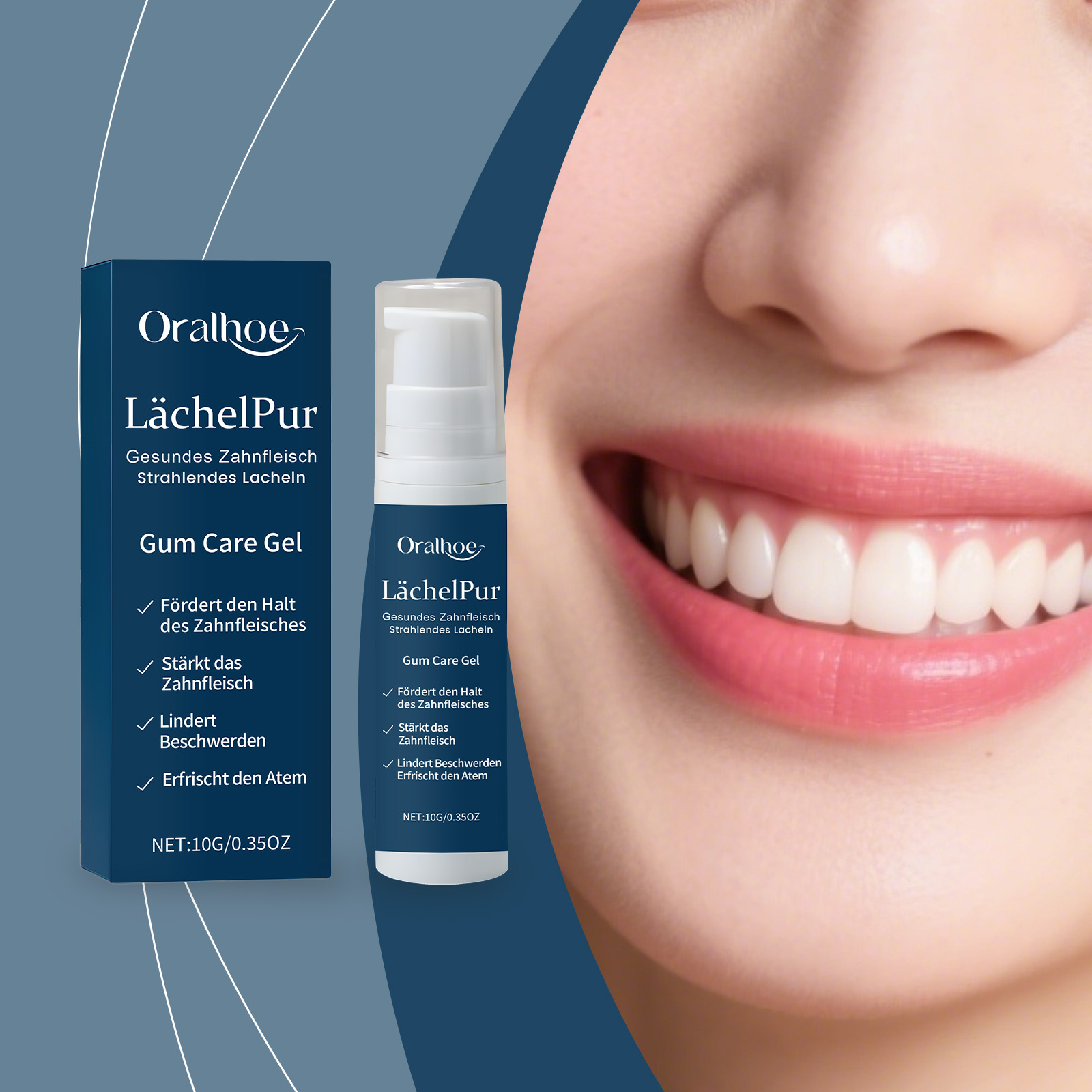 Gum Repair Care Gel Relieve Re - Teeth Whitening Before And After recension och pris