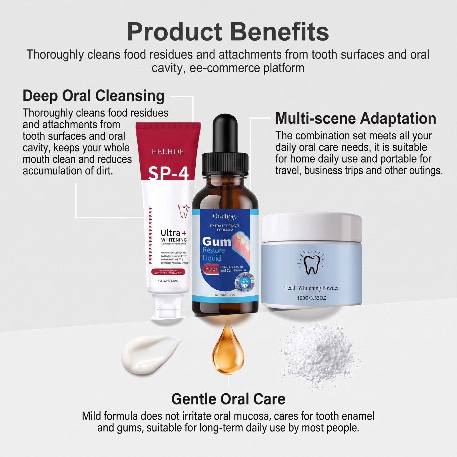 Oral Care Combo Set Whitening  - Teeth Whitening Before And After recension och pris