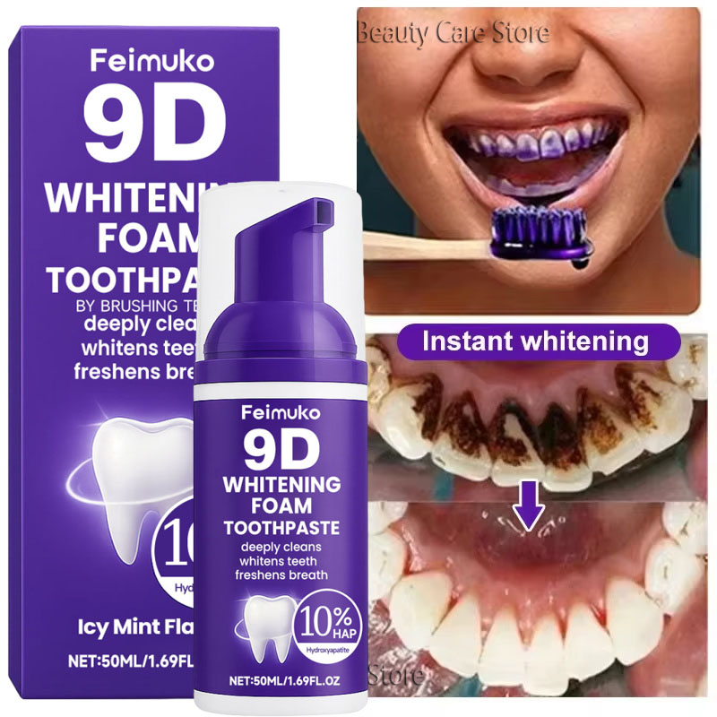 9D Purple Teeth Whitening Toot - Teeth Whitening Natural recension och pris