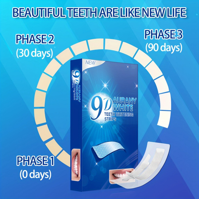 21 Pairs of 9D Aurany White Te - Teeth Whitening Before And After recension och pris