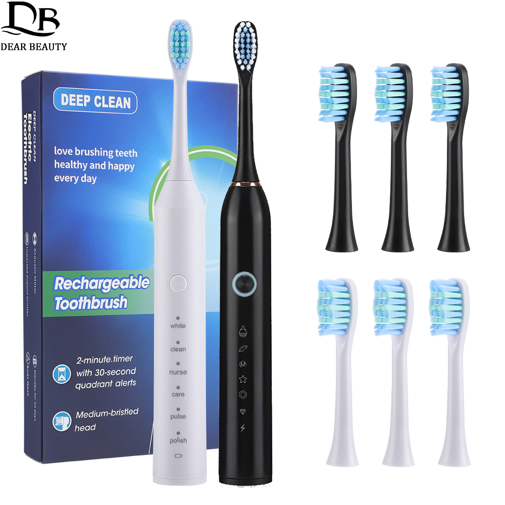 Rechargeable Electric Toothbru - Teeth Whitening Kit recension och pris