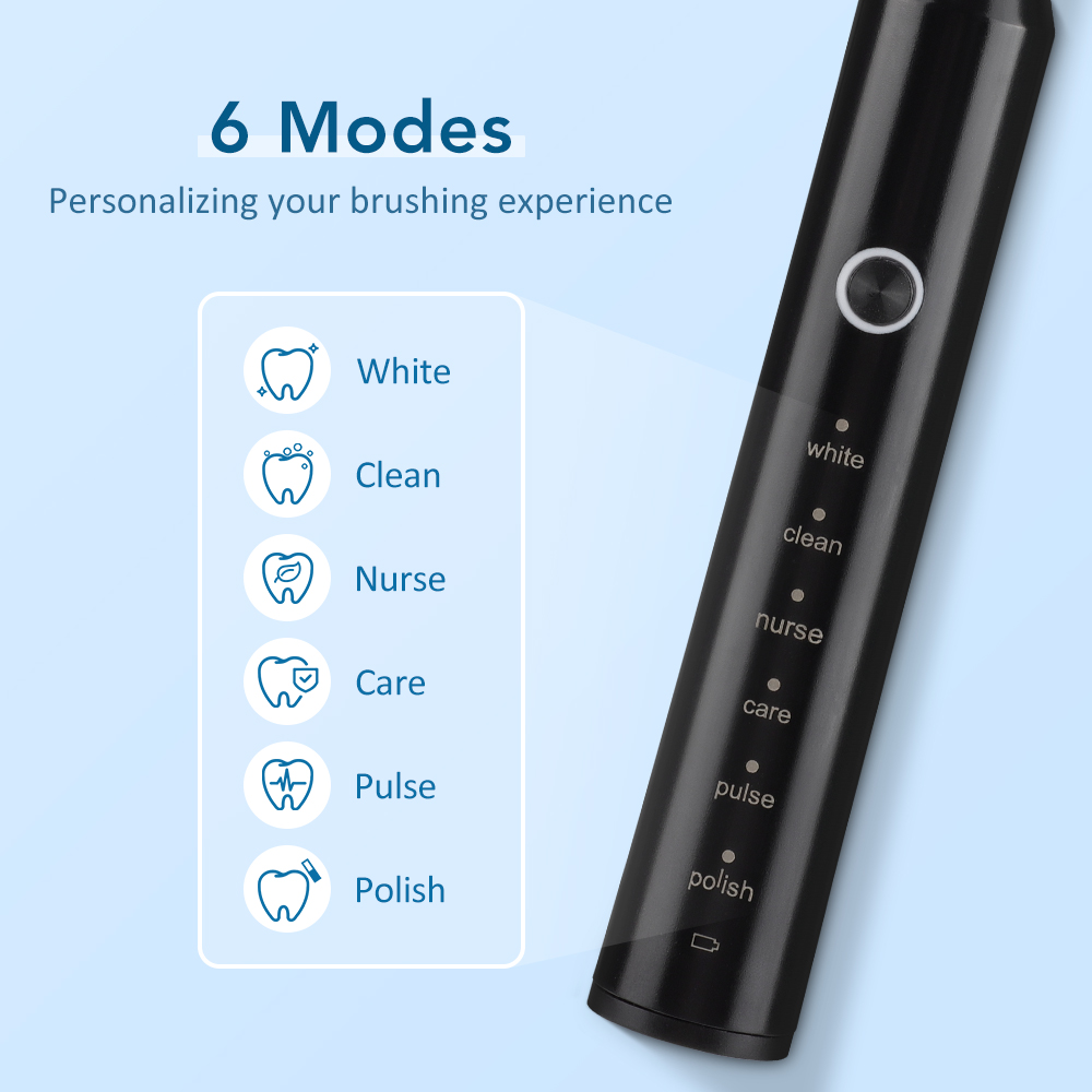 Rechargeable Electric Toothbru - Teeth Whitening Kit recension och pris