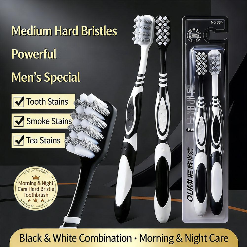 Hard-bristled Cleaning Toothbr - Teeth Whitening Kit recension och pris