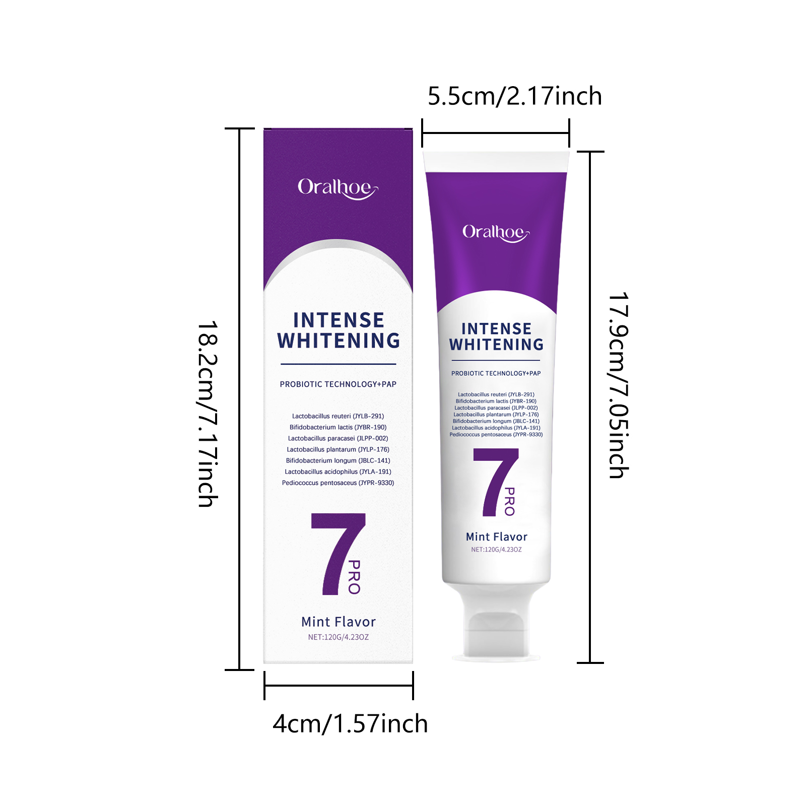 Oralhoe Brighten Teeth Whiteni - Teeth Whitening Natural recension och pris