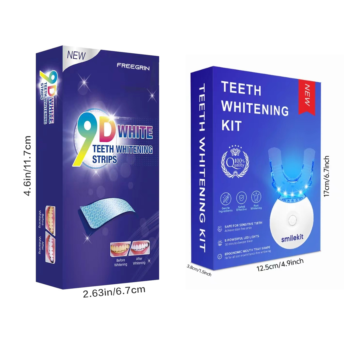 Teeth Whitening Kit - 5X LED L - Teeth Whitening Before And After recension och pris