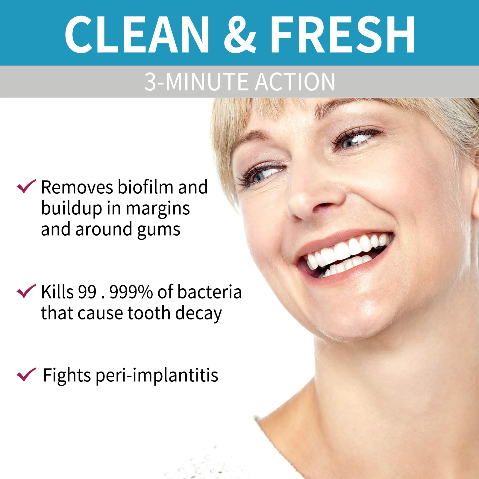 Aligner Denture Cleaner Foam D - Teeth Whitening Natural recension och pris