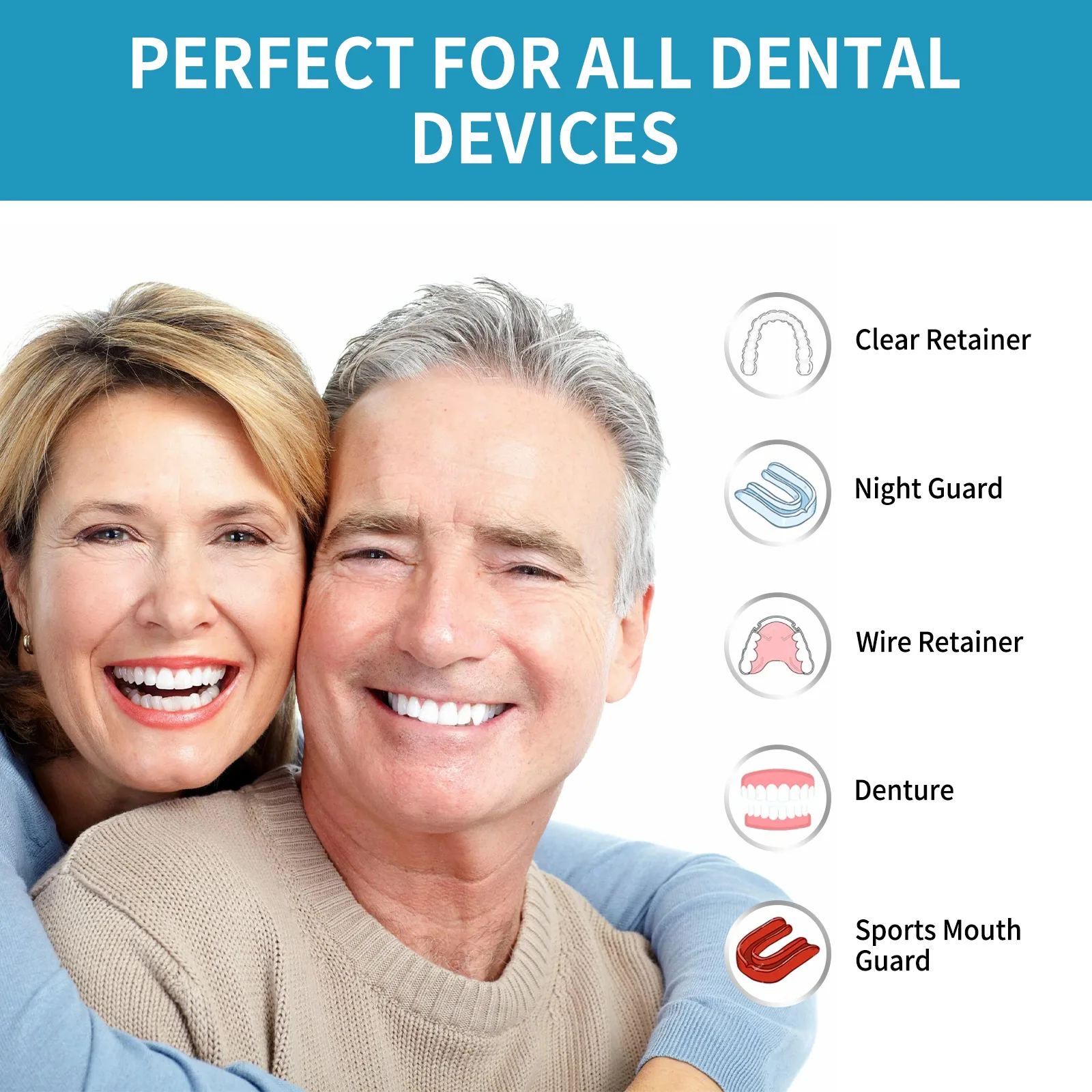 Aligner Denture Cleaner Foam D - Teeth Whitening Natural recension och pris