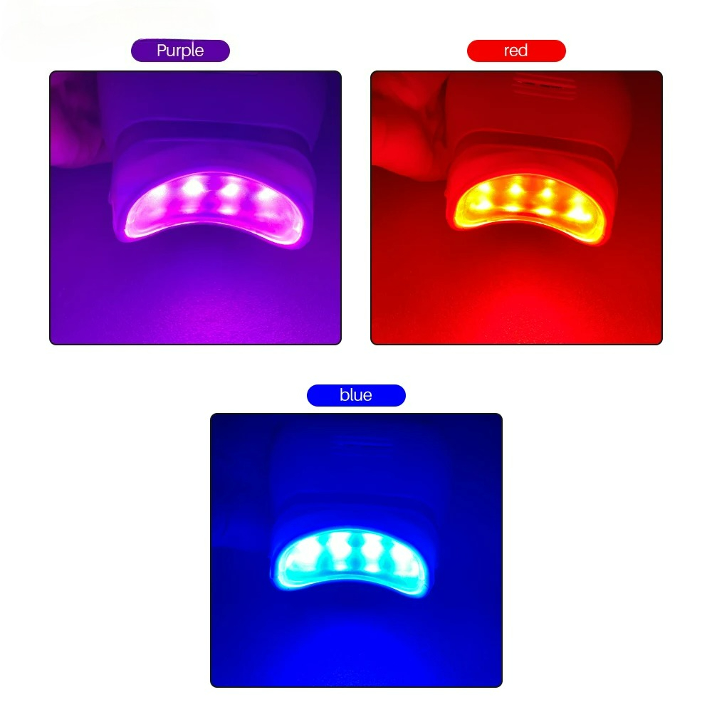 Adjustable 3 Colors LED Teeth  - Teeth Whitening Bleach recension och pris