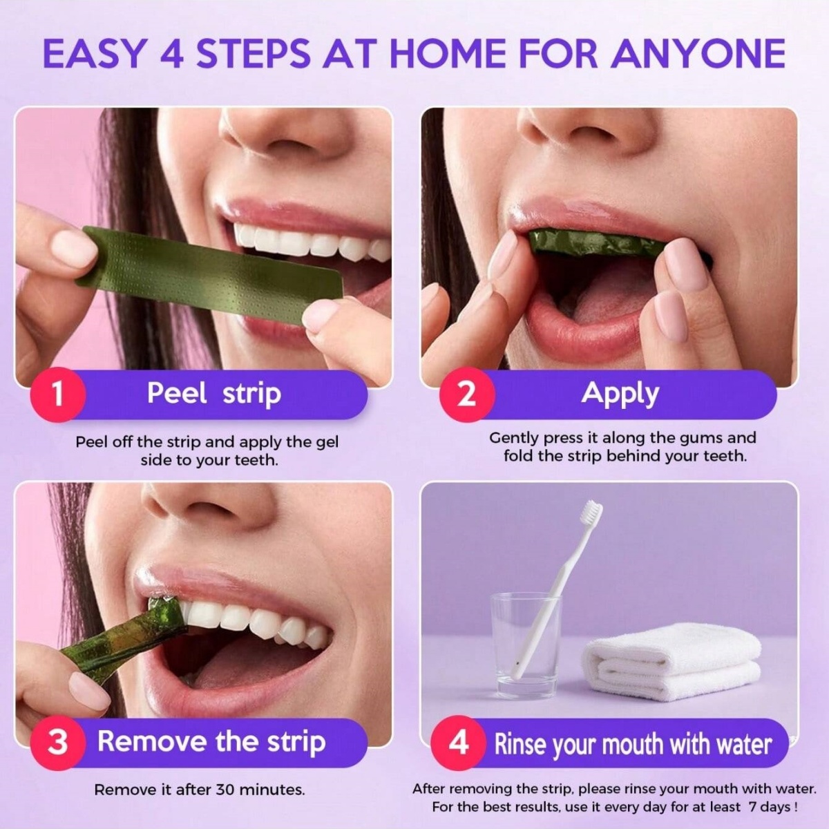 Deluxe Whitening Teeth Sticker - Teeth Whitening Before And After recension och pris