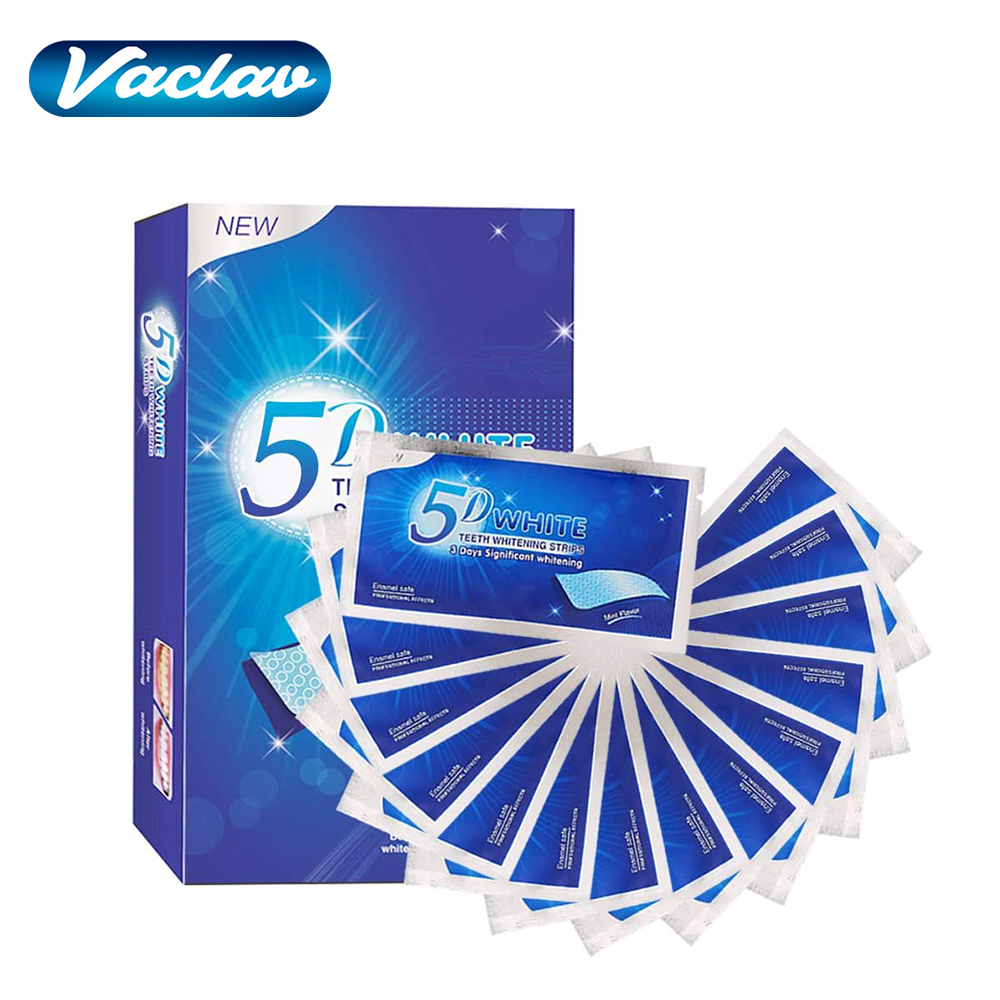 5D White Teeth Whitening Strip - Teeth Whitening Before And After recension och pris