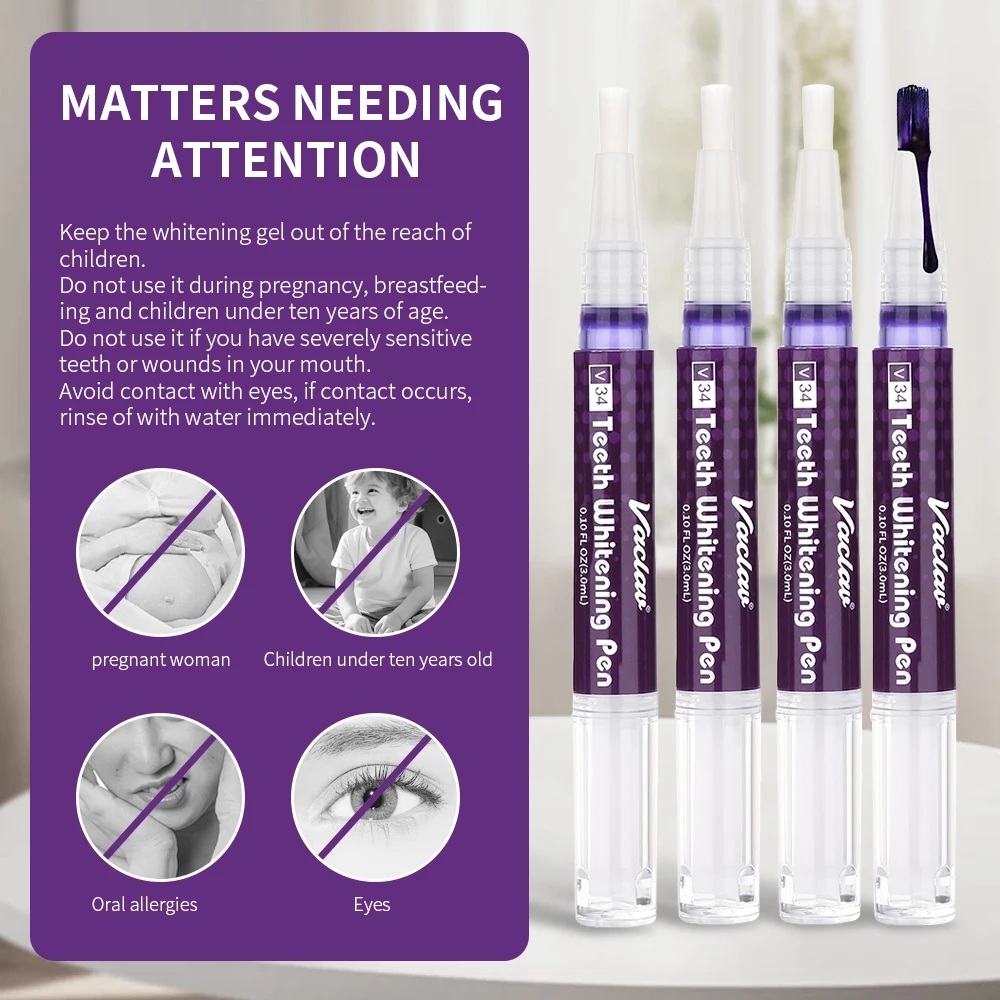 Vaclav V34 Purple teeth whiten - Teeth Whitening Before And After recension och pris