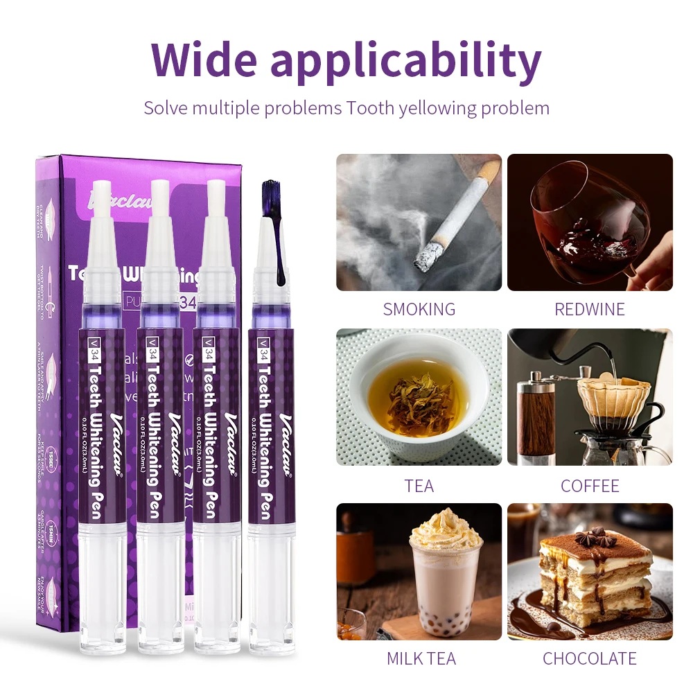 Vaclav V34 Purple teeth whiten - Teeth Whitening Before And After recension och pris